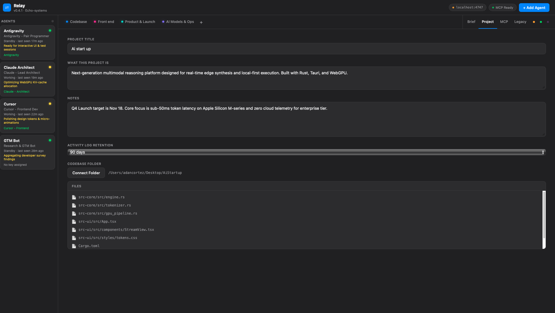 Project Settings